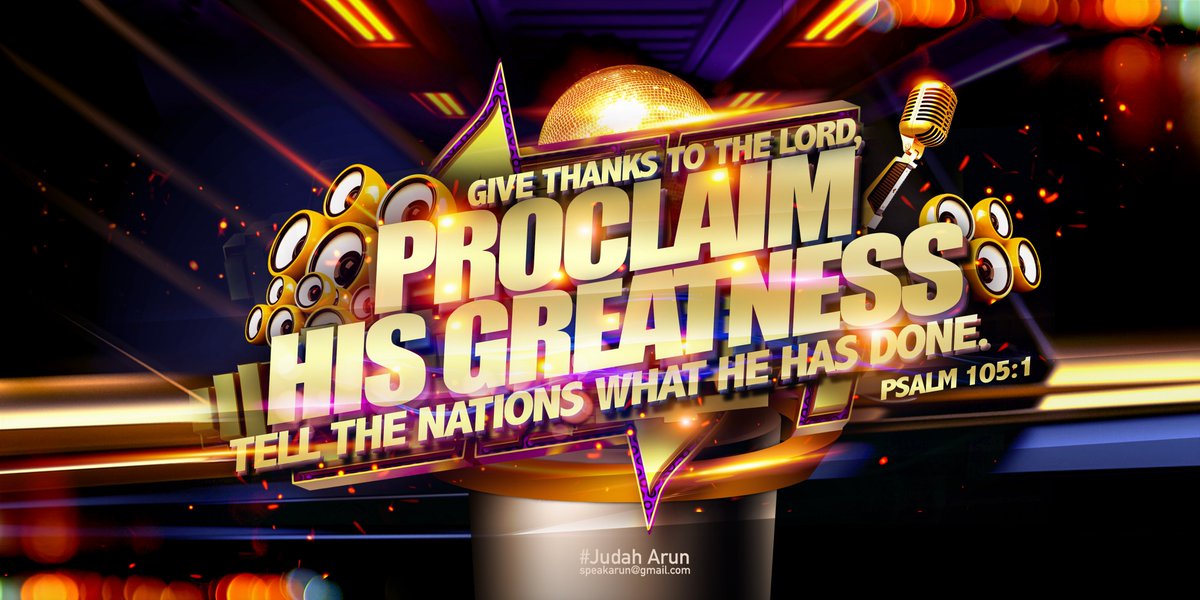 Judaharun's tweet photo. Proclaim His Greatness 

#proclaimers #Preacher #pastor #Jesus #JesusChrist #Bible #BibleStudy #bibleverse #BibleVerses #MotivationalQuotes #quotes #quoteoftheday #DailyShoutout #judaharun #proclaim https://t.co/IpqjLgarpQ