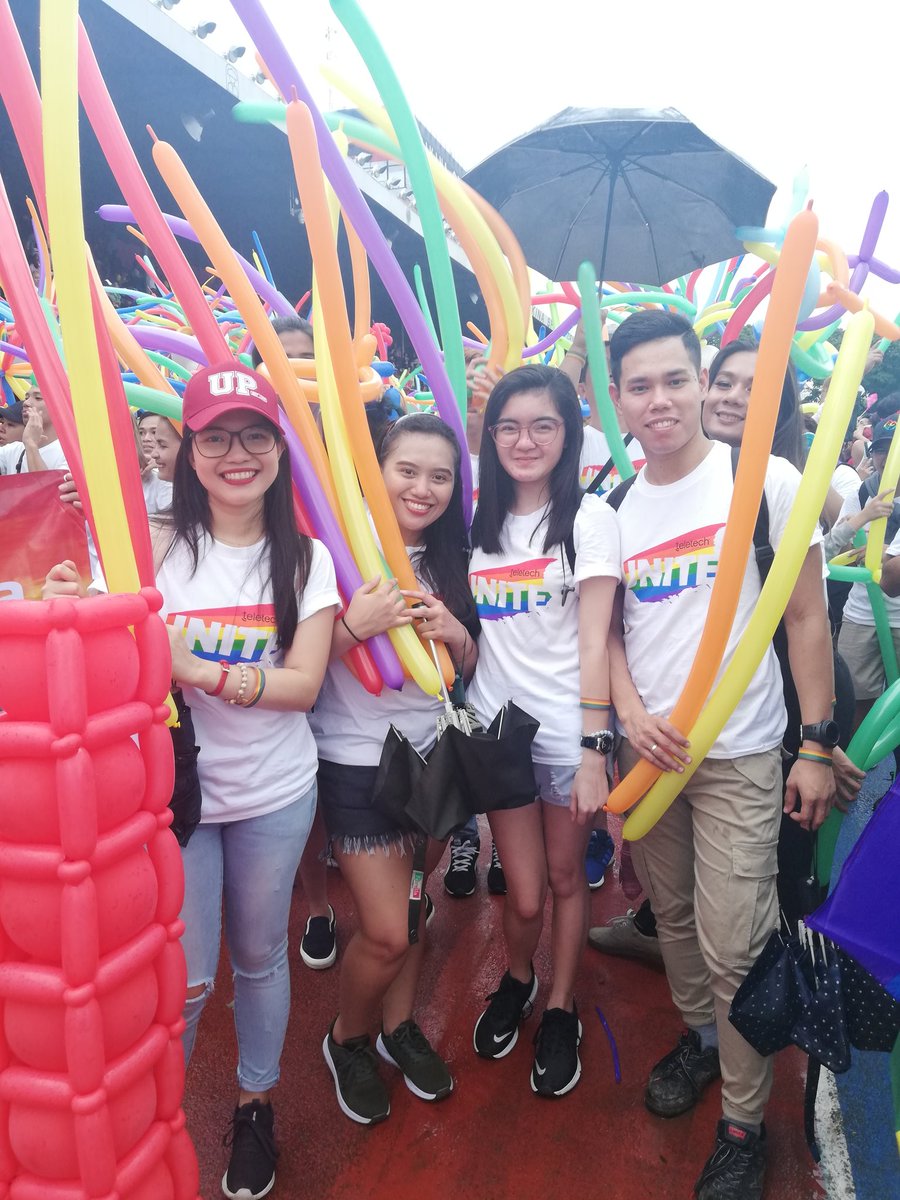 vince_canoy's tweet photo. Be a rainbow in someone's cloud. #Pride2019 #ResistTogether #AcceptanceMatters #LGBTQIA #TeletechUNITE https://t.co/XSP6kPgC3H