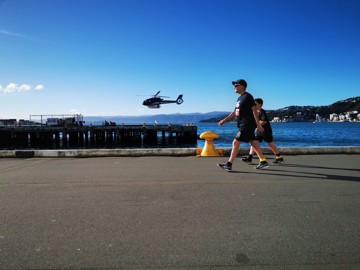 WildBayNZ's tweet image. What a glorious day for the Wellington's Marathon. So many people from the young &amp;amp; old completing the different courses. @WgtnCC #Wellington #WellingtonMarathon #WellingtonHelicopters #TheNakedMan
