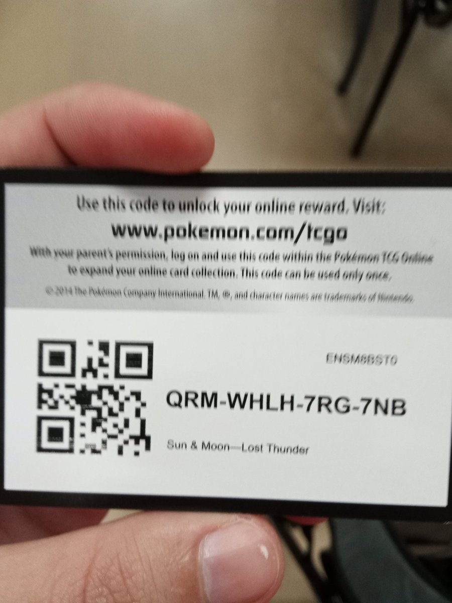 PokeNerdCenter's tweet photo. Random lost Thunder code for whoever claims it. https://t.co/NbeIk8ieis