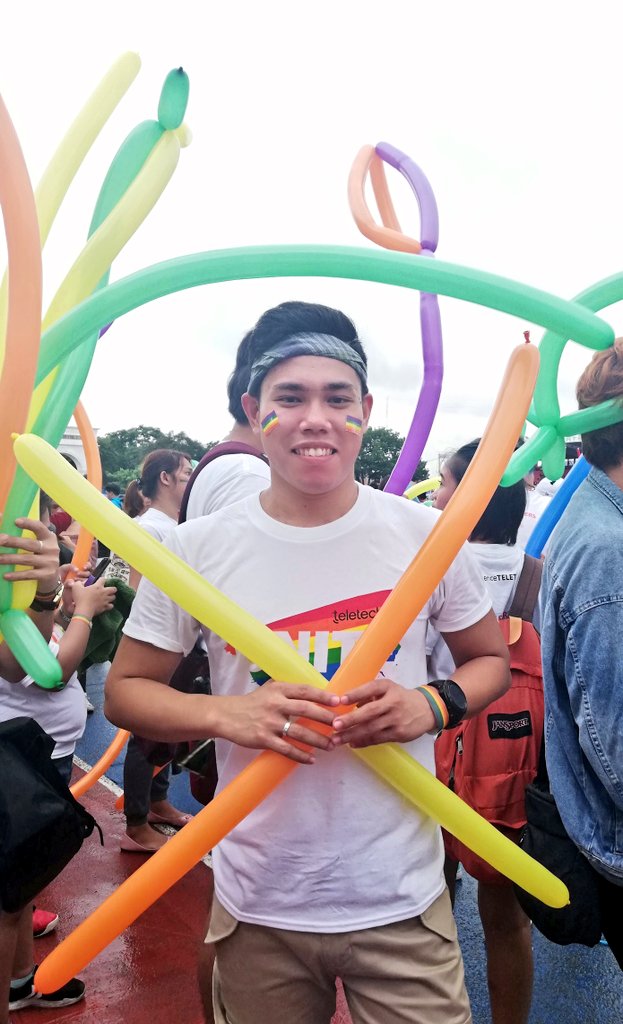 vince_canoy's tweet photo. Be a rainbow in someone's cloud. #Pride2019 #ResistTogether #AcceptanceMatters #LGBTQIA #TeletechUNITE https://t.co/XSP6kPgC3H