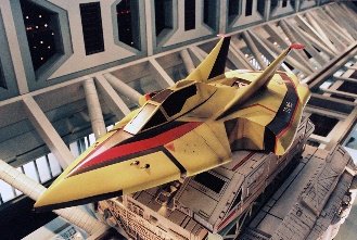 ガッツウィング1号（ #ウルトラマンティガ ） □全長：14m □速度