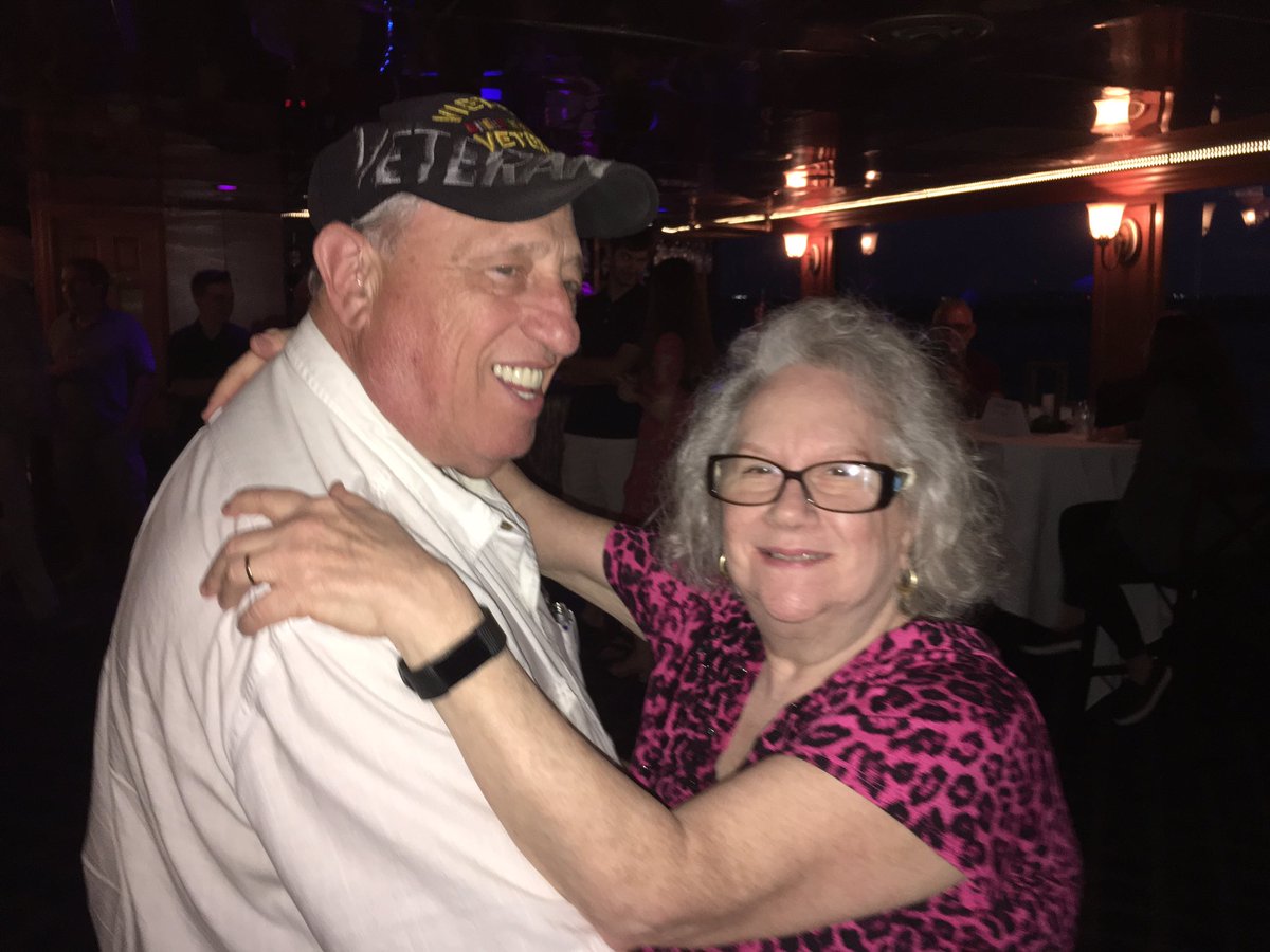 AllProSound's tweet image. Happy 50th anniversary to Jack and Gail Holzman!  All the best to you from the crew of the Sapphire Princess @partyboatli   @captloufleet  #wedding #anniversary