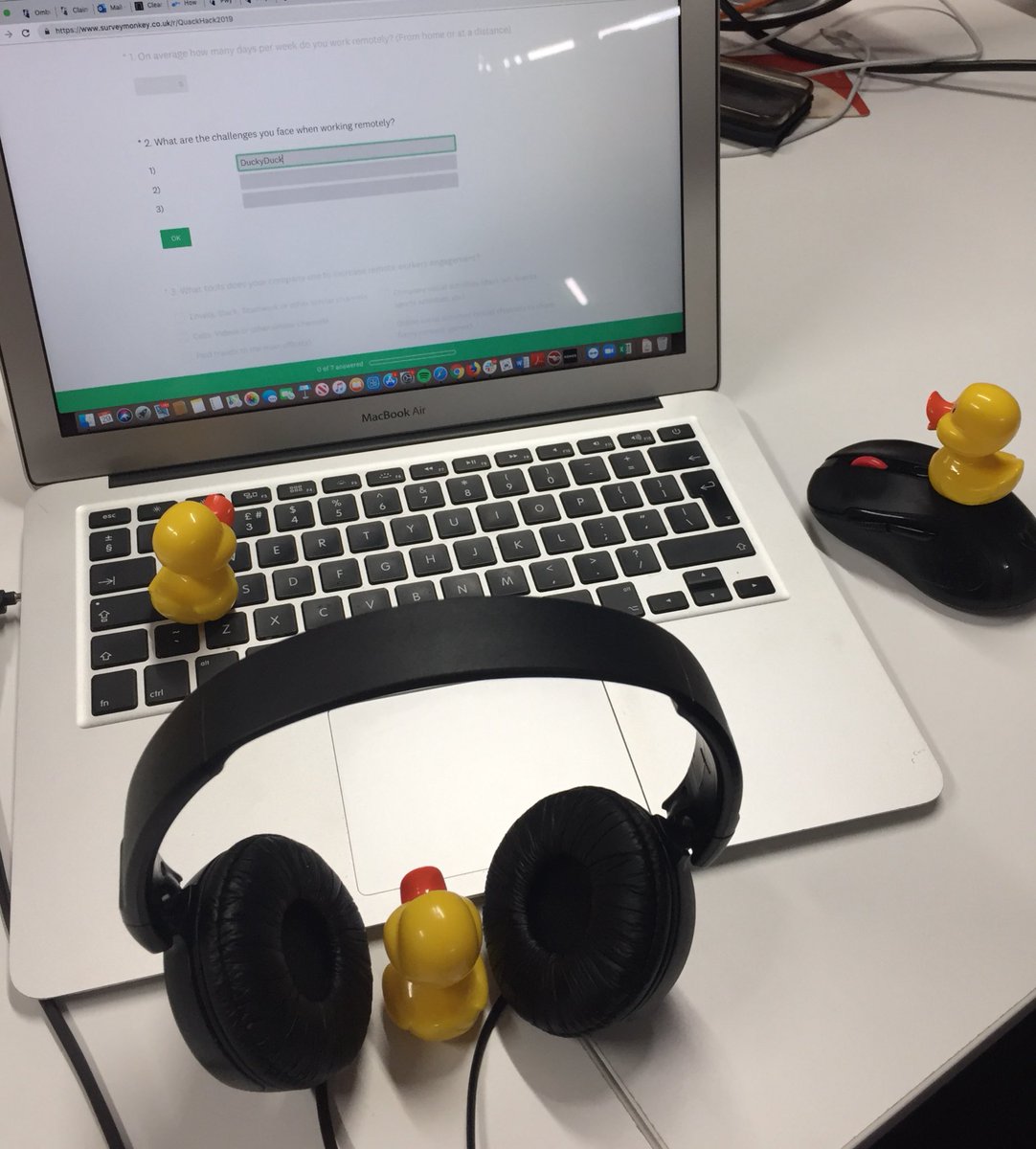 NwajeiObi's tweet photo. Ducks at Work! 💪🤓 #QuackHackingLife #IoT #RemoteDucks #PondLife #QuackHack2019 #LuckyDucks @cyberduck_uk https://t.co/e3v2mqahEt