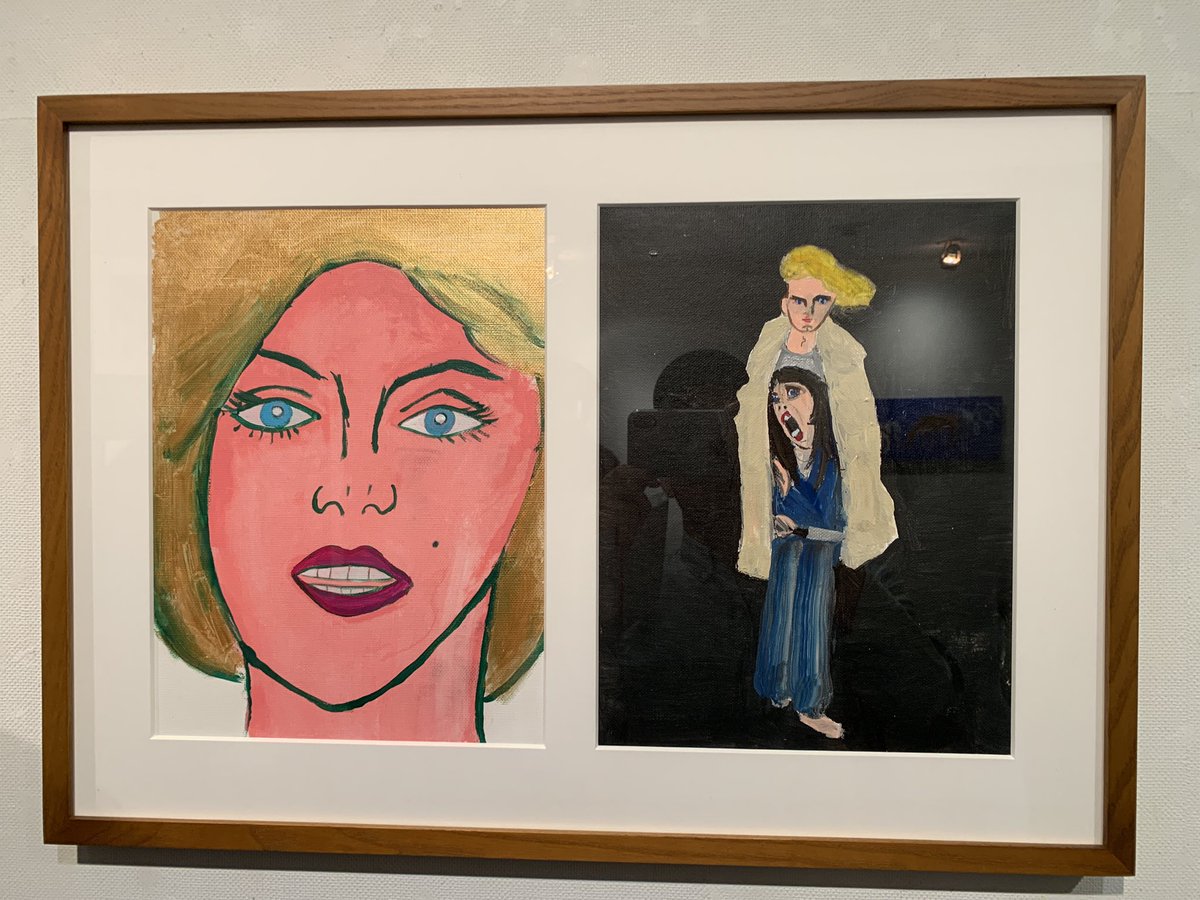 絵から想像するに、きっとケッタイなネエちゃんに違いないと思っていましたが、作家ご本人は女子高の先生もやられているというマダム風美人でした。
世界は深いです。
伊賀美和子個展「MEDSYND」自由が丘DIGNNER GALLERY WORKSHOP
