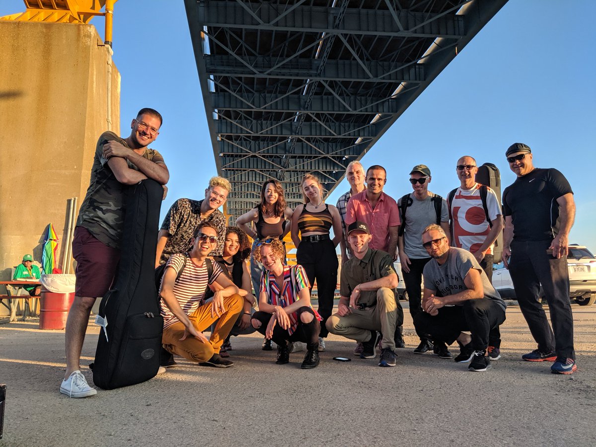 rainestern's tweet image. Raine Stern and Cory Wong 
@corywong 
#samestage #Summerfest