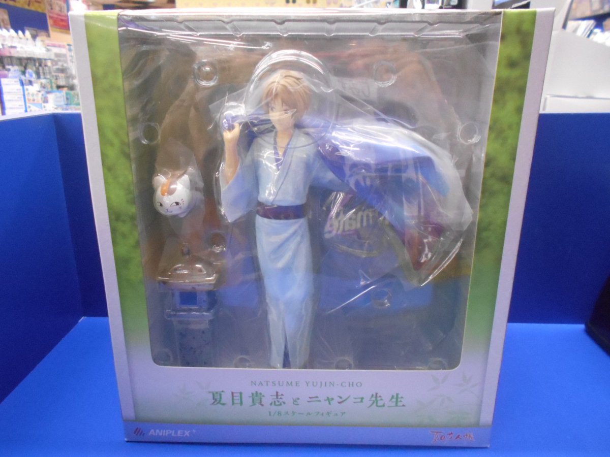 グッズ情報】5Fフィギュアコーナーにて『夏目貴志とニャンコ先生1/8