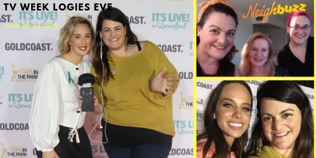 neighbuzzpod's tweet photo. Episode 121 covering #TVWeekLogies EVE is in your podcast app now- refresh your feed! Special guests: #Neighbours Nominees &amp; @mann_reelmann ! 
[Last chance to #VoteNeighbours and #Eve4Gold #ToadiesTime #Bonnie4Silver] https://t.co/XLHotgBUXZ https://t.co/DsHlWwfcEs