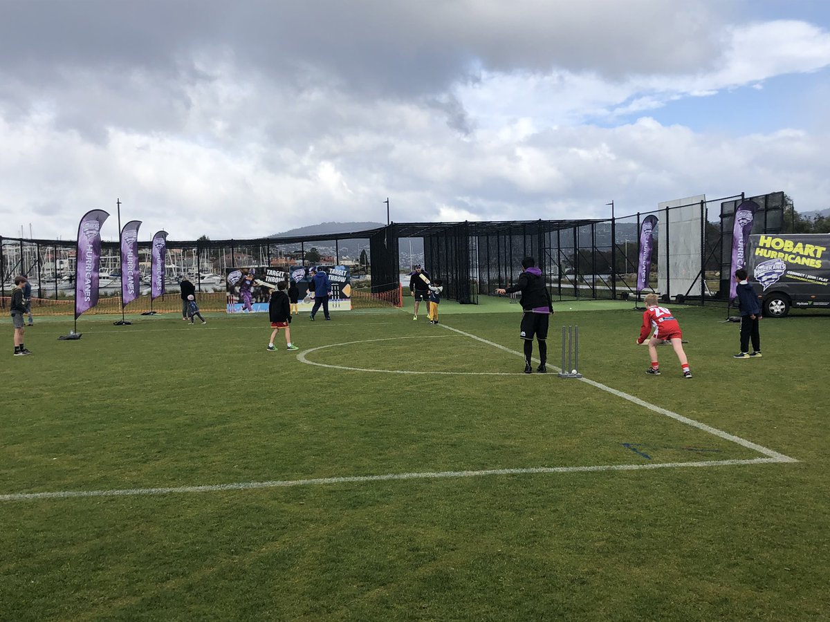 Sam13Gill's tweet photo. Today the @HurricanesBBL are supporting World Games Day hosted by @ClarenceCouncil celebrating Clarences multicultural community #TasmaniasTeam #DiversityandInclusion https://t.co/Ud6eBcHyZC