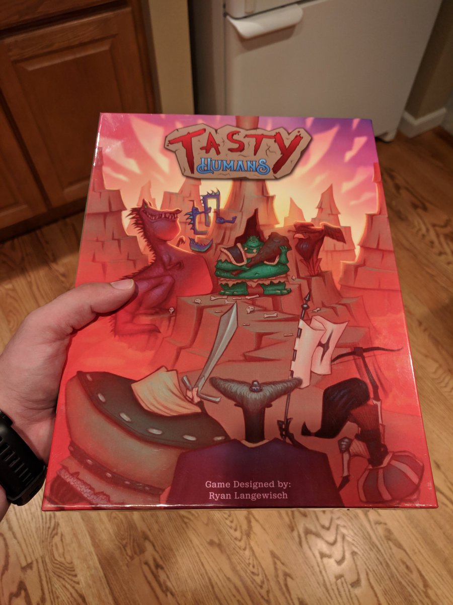 dTalksGames's tweet photo. Got a "tasty" sneak peak of the physical copy of this game tonight....π€« #TastyHumans #boardgames #Kickstarter https://t.co/98z2BgEBZb