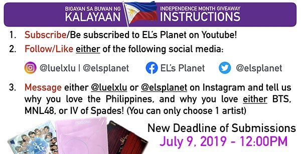elsplanet's tweet photo. GIVEAWAY ALERT! We’ll be extending our Map of the Soul: Persona, 365 Araw ng Eroplanong Papel, and ClapClapClap album giveaway to give other #PHArmy #MNLoves #Spaders a chance! The winners will be announced on EL’s Planet related social networking sites.#BTS #IVofSpades #MNL48 https://t.co/yYyARanMzx