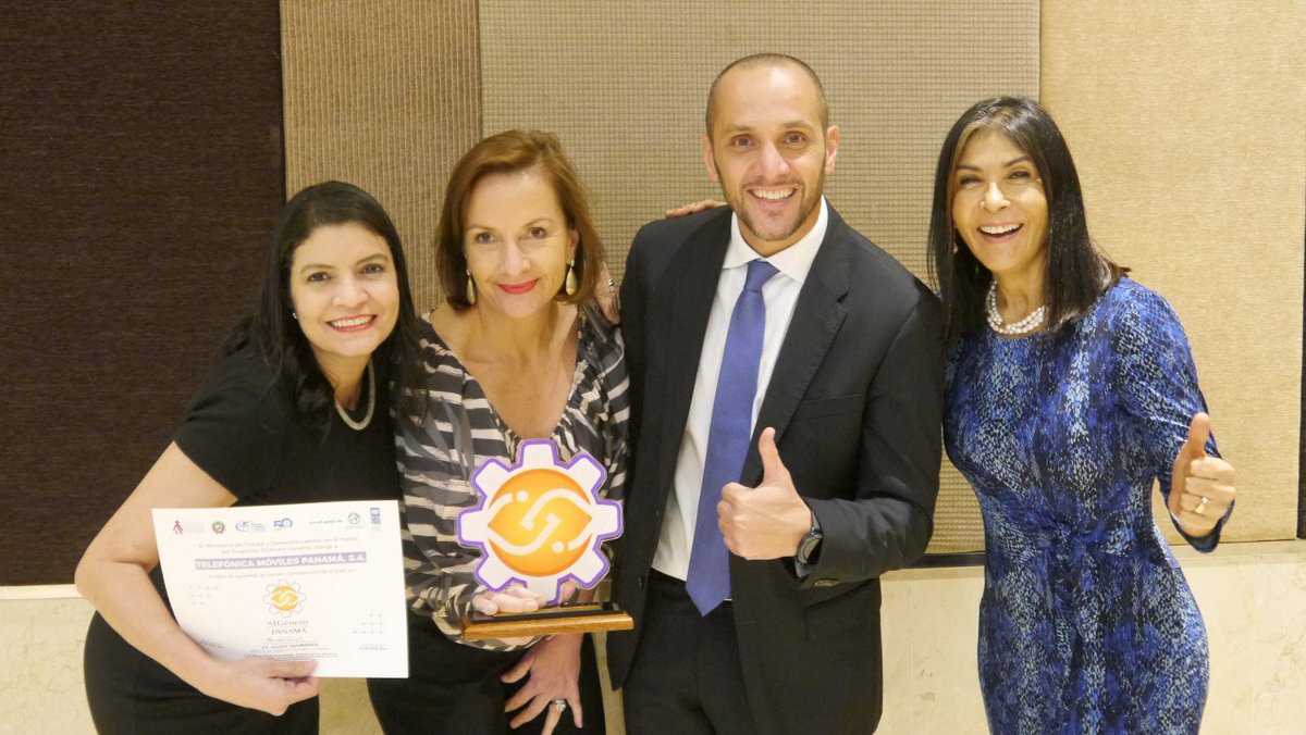 IDEJUANGDC's tweet photo. Sello de Igualdad de Género: Oro.  #movistarpanama https://t.co/0snKPqfl4k