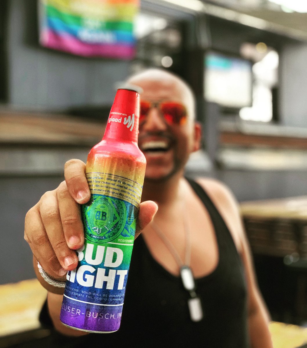 adamxdaleo's tweet photo. Thanks @budlight for being a sponsor #pride #RealEnoughToGetAway #BudLightContest https://t.co/F8Q1CIQ4mh