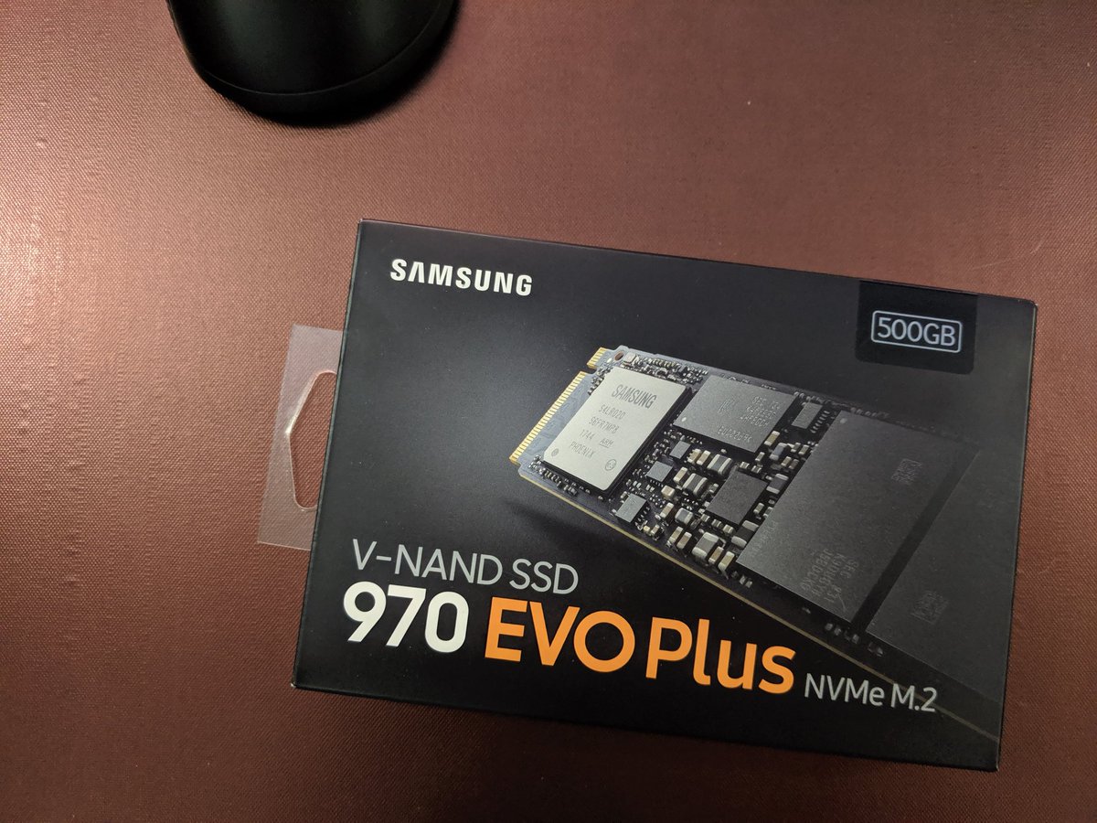 TheProfosist's tweet photo. Well a dead SSD for #PotatoMKII means that it gets an upgrade. Going from a @IntelStorage #600p 256GB to a @SamsungUS #970EvoPlus 500GB
And yes once again it'll be working on a Z77 board ;) #modding #DIY #CustomPCBuild #PCrepair https://t.co/nrGiAflrGr