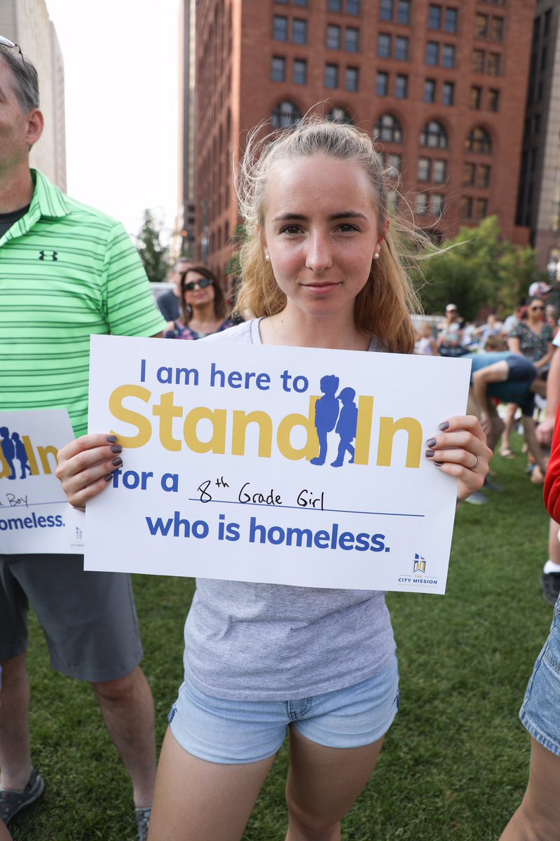 TheCityMission's tweet photo. Today, we stood in unity, strength, & faith for students experiencing homelessness. There are not words to express the beauty of tonight, or the gratitude we have toward the city of Cleveland. This is only the beginning of something much bigger. Keep standing, #CLE.
#standincle https://t.co/1Qyyd189CM