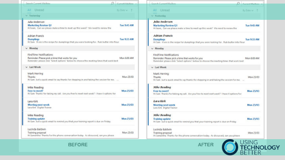 Usingtechbetter's tweet photo. Did you know that you can customise how your unread emails look in #Microsoft #Outlook? Hereβs how to do it!! πͺ #utbPD #utbSTEAM #msftEDU #mlearn #microsoftEDU
Read β‘ https://t.co/8k8aF0ERAf
Don't forget to share! π₯ https://t.co/myUJbhGEz4