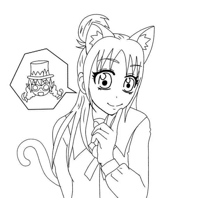 アイビスでこんな感じに描いております!

#このタグを見た人はラフ画とその完成絵を見せる
#プリキュア好きさんと繋がりたい 