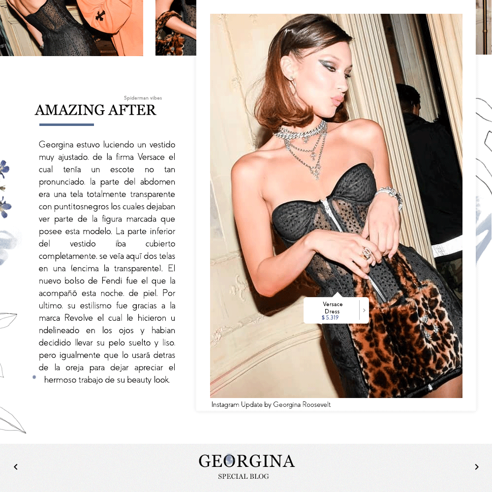 .　　　　　　　　　𝗦𝗽𝗶𝗱𝗲𝗿𝗺𝗮𝗻 𝗣𝗿𝗲𝗺𝗶𝗲𝗿𝗲
　　　　　　　　  　Arriving at the Party
　　　　　　　　　Hσllчωσσd, Cαlιƒσяиια

　　Georgina estuvo asistiendo al After Party de la  Premiere de Spiderman vistiendo de las marcas: Versace, Revolve y Fendi.
#SpidermanFFHRP