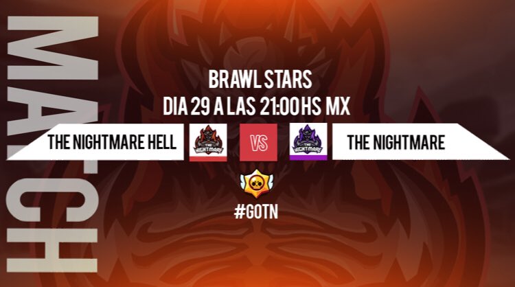 TheNightmare_H's tweet photo. #BrawlStars

Hoy toca partido de la @RivalityCup en contra de @zThe_Nightmare a las 20:00hs 🇲🇽 veremos qué pesadilla es la mejor 👿

¡Vamos por la victoria!

#GoTNH🔥 https://t.co/5dNjx19zot