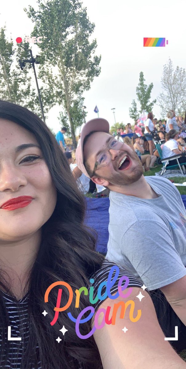 sydbrown13's tweet photo. Getting sunburnt with my gay husband at LoveLoud #TurnUpTheLove https://t.co/nXaSYa9TsJ