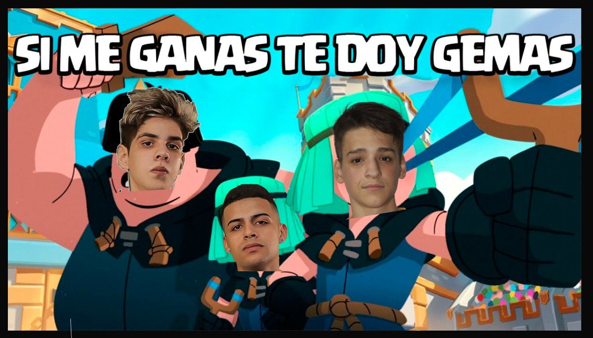 SI ME GANÁS TE DOY GEMAS CON <a href="/FrancoMedinaSL/">FrancoMedinaSL</a> Y <a href="/Exodial0/">Exødial</a>
Para participar:
-Seguir en Twitter a <a href="/framsito/">fram</a> <a href="/Exodial0/">Exødial</a> <a href="/FrancoMedinaSL/">FrancoMedinaSL</a>
-Suscribirse a mi canal de Youtube bit.ly/2J05ZTj
-Dar RT y comentar con tu nombre del juego