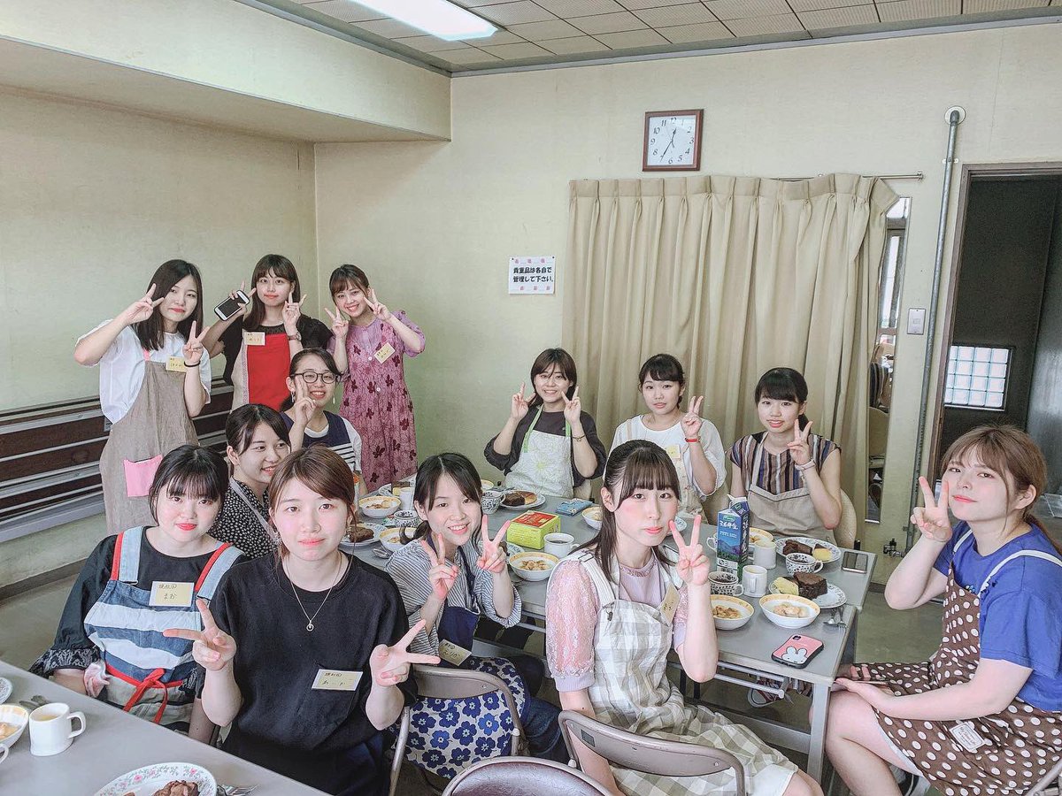 callus_kwu's tweet photo. 6/29 お菓子メニュー🍫💓
今回は16人でお菓子をテーマに活動しました！😊
ハプニングもありましたがみんなで楽しく料理できました！😋💓
意外とボリュームがあって大満足です🤗
今回が前期最後の活動でした😢
次回は9月8日の予定です！ https://t.co/i2L5kcas4i