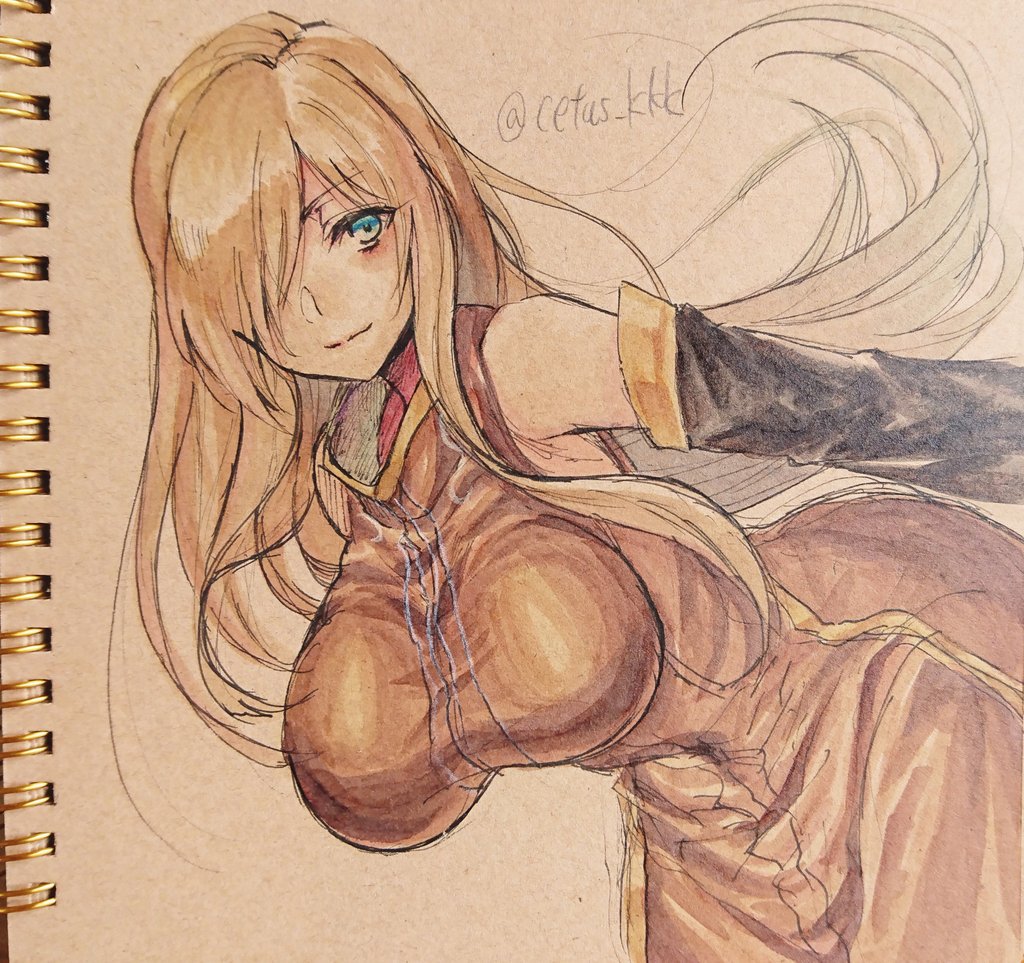 お久しぶり~なアナログティアさん
下描きの写真撮り忘れてペン入れしちゃいました 