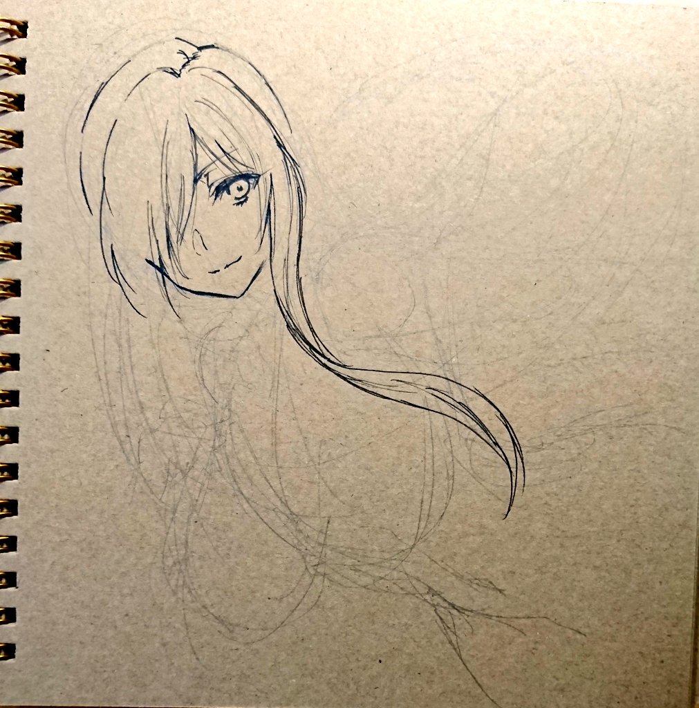 お久しぶり~なアナログティアさん
下描きの写真撮り忘れてペン入れしちゃいました 
