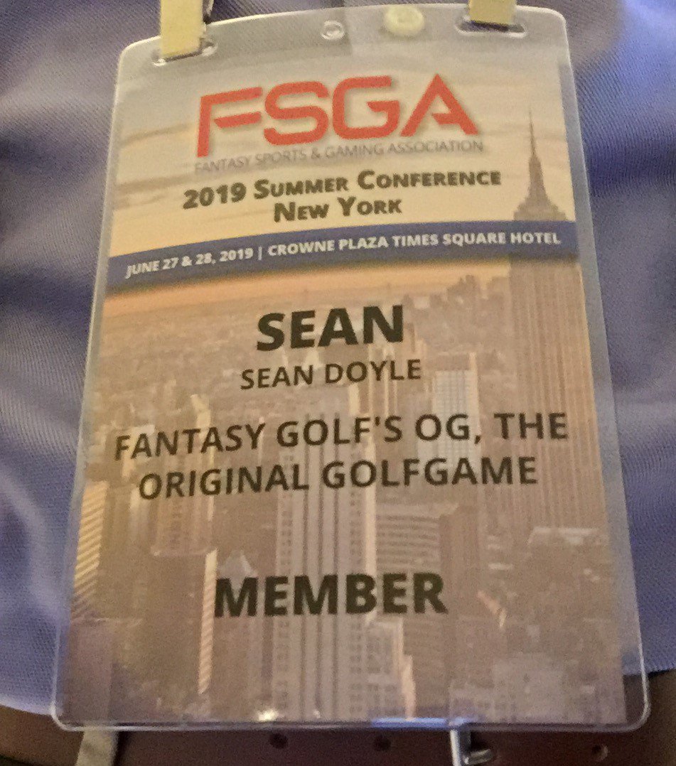 GolfsOg's tweet photo. It was incredible few days at the 2019 @FSGAtweets Summer Conference with Fantasy Sports & Gaming Association. For the first time publicly, we announced The OG, The Original GolfGame, as we prepare to launch this fall. Well done FSGA. #FSGA2019 https://t.co/zD3P7pNnbj