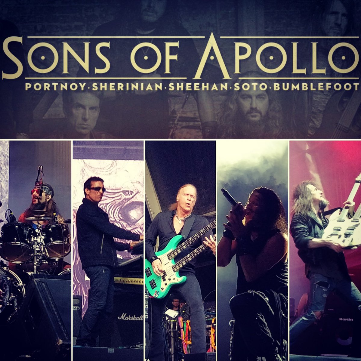 MaeseLeiva's tweet photo. @SonsOfApollo1 One year ago???? Mmmmmmm... So this picture is from Barcelona's Be Prog My Friend Fest! I was there and was absolutely terrific!! #beprog #sonsofapollo https://t.co/OMs4eZqr6A