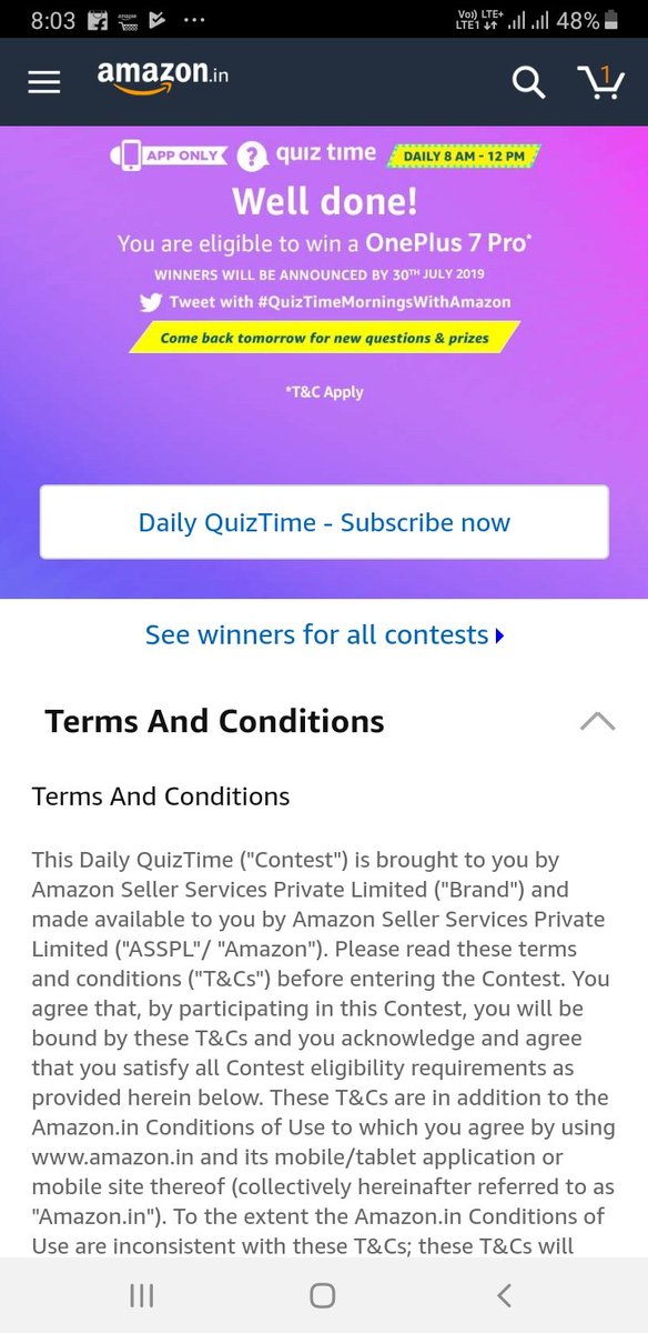 TeamVarunoffic1's tweet photo. #QuizTimeMorningsWithAmazon https://t.co/XEo2ajR6Ob