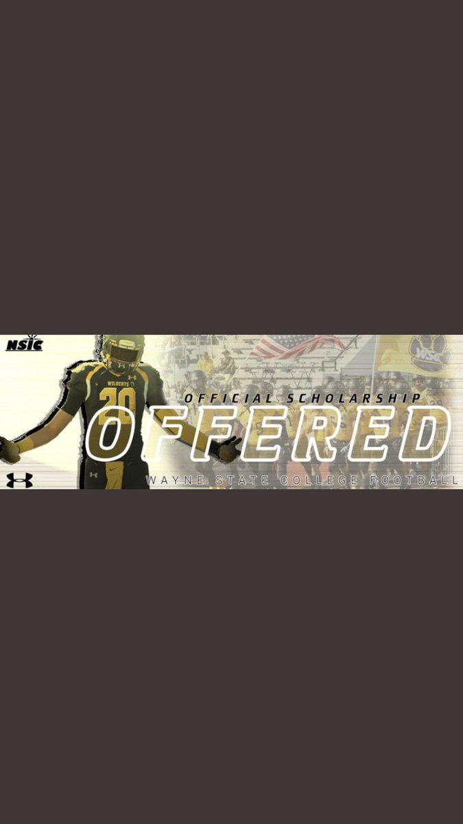 jaxonj34's tweet photo. Very honored to have received my first offer from Wayne State College!! Huge thanks to the coaching staff for this opportunity! @BrianFrana @COACHMCLAU @Waynewildcat @WayneStFootball https://t.co/w1f0WwGQsx