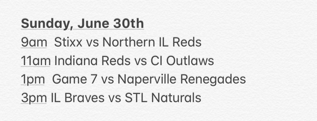ILBraves's tweet photo. #BravesInvite2020 FINAL DAY SCHEDULE https://t.co/wAOHBOGxvT
