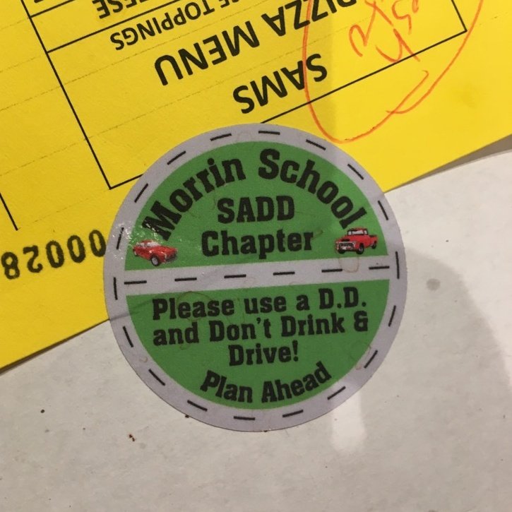 It's Rowley #PizzaNight &amp; our #SADD labels are still in circulation, reminding you to #useaDD 🚗🍕 #mmmpizza <a href="/StarlandCounty/">Starland County</a> <a href="/SADD_Alberta/">SADD Alberta</a>