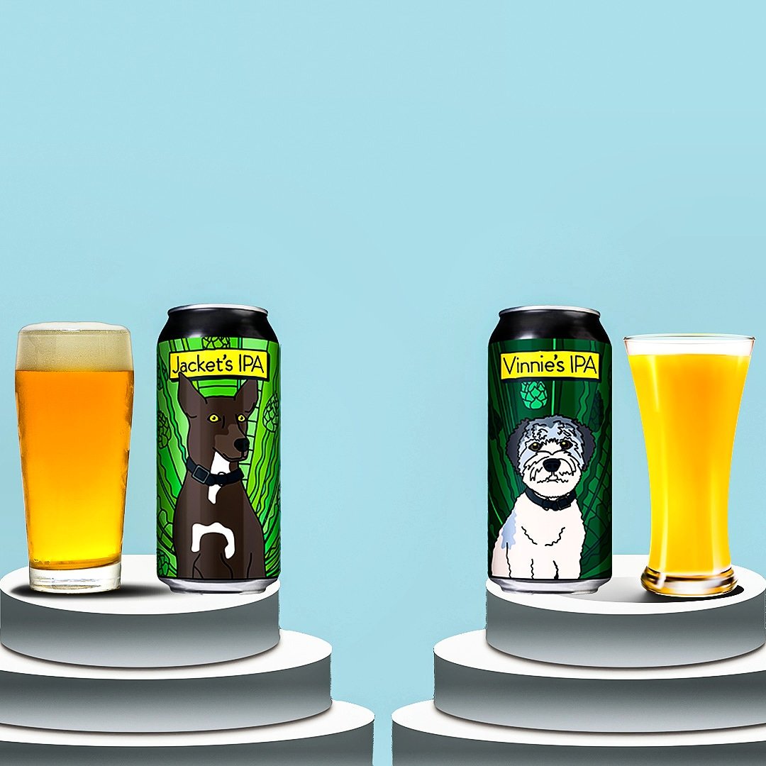 Quaffables's tweet image. Cheers to these two good boys!

@moondogbrewing latest Ipa&apos;s are real winners. Both use Norwegian yeast kveik and represent the two most popular versions of the style. Jacket&apos;s is a west coast IPA and Vinnie&apos;s is the juiciest east coast around
#Quaffables #MoonDog #BeerOClock