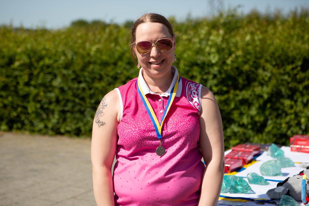 annelibergman's tweet photo. SWEDISH CHAMPIONSHIP SILVER in Handigolf 2019! 😃🥈Photo: Lina Hoof #sm2019 #smveckan2019 #golf #handigolf @smveckan https://t.co/r6t78N38qD