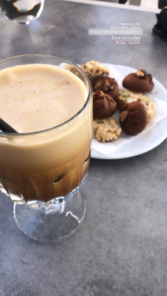 #icedcoffee #frappe #greece #freddocappucino #THESSALONIKI 🧡