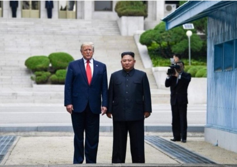 Screen testing for the new Bond movie villain has been narrowed down to the last two candidates. #TrumpKimSummit #DMZVisit