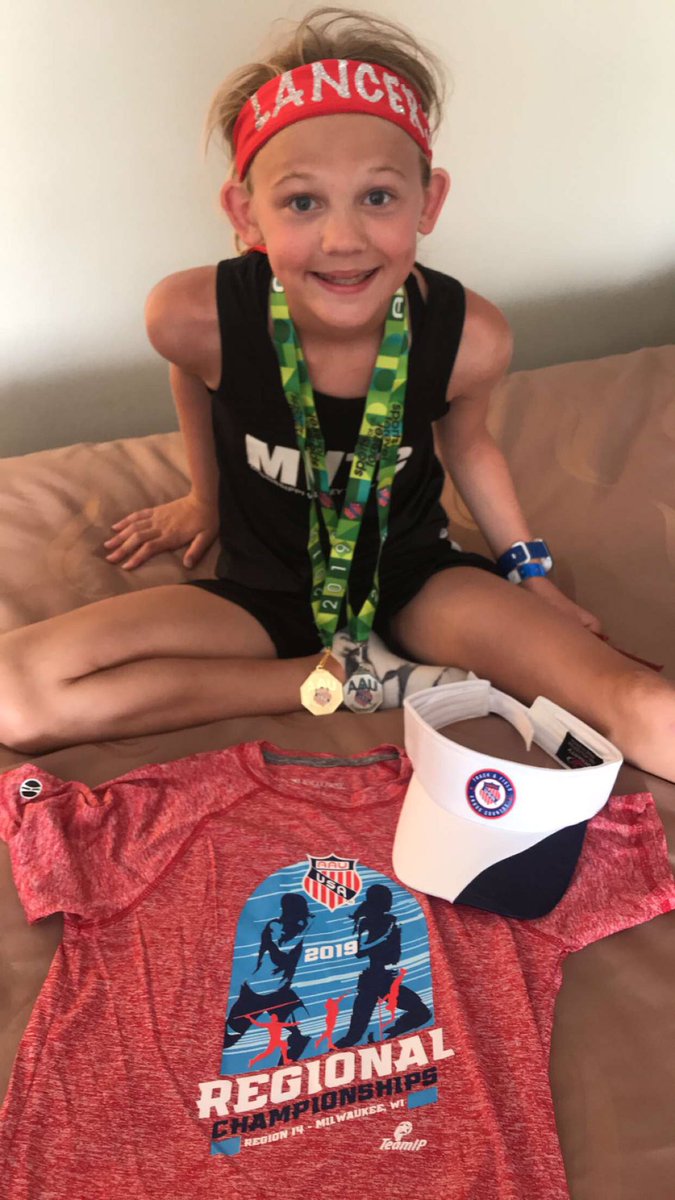 She did it!!! Alyssa won the high jump and qualified for the National AAU junior Olympics next month in Greensboro, NC. She went 3’9” for a new PR. Also qualified for Nationals as a member of her 4x400 relay.