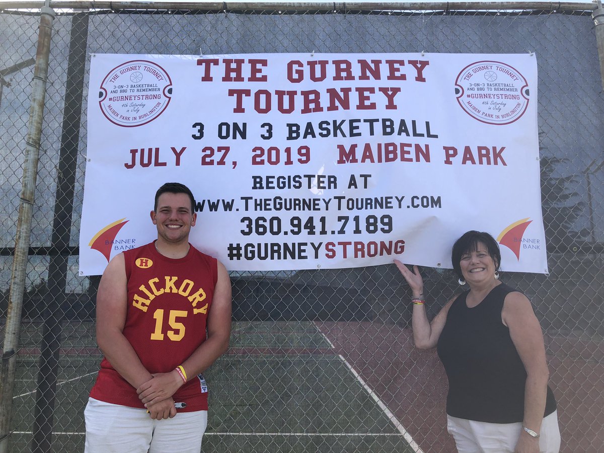 BlakeGurney1's tweet photo. Got a great sign put up on the BEHS tennis courts to advertise for THE Gurney Tourney! Register your team TODAY with the link in our bio!! #ballup #signup #forBrian https://t.co/QLsLyxrRQ8