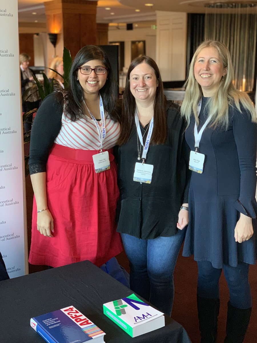 pguthreyRx's tweet photo. Fantastic to speak with lots of pharmacists at #ConPharm19 this weekend at the @PSA_National stand - safe travels home to those visiting Melbourne for the weekend.
#ConPharm https://t.co/6XjZj3aiWJ