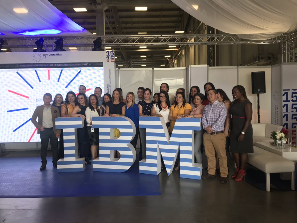 agamboaj's tweet photo. #IBMCostaRica is 15 years old! And I could not be prouder of being part of an organization that has demonstrated innovation, transformation, talent, integrity and respect..... and this is just the beginning! #CostaRica #ProudIBMer #Y15  #talent #innovation #integrity #respect https://t.co/KYQ3ebhgoO