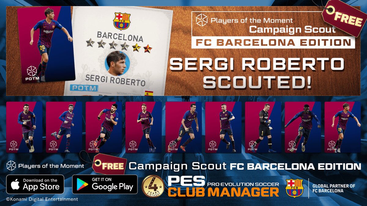 cokary's tweet photo. Found ' #SergiRoberto ' from the free scout in #PESCM! #FCBarcelona
https://t.co/XbKi4Ae44G https://t.co/zoccIecMaM