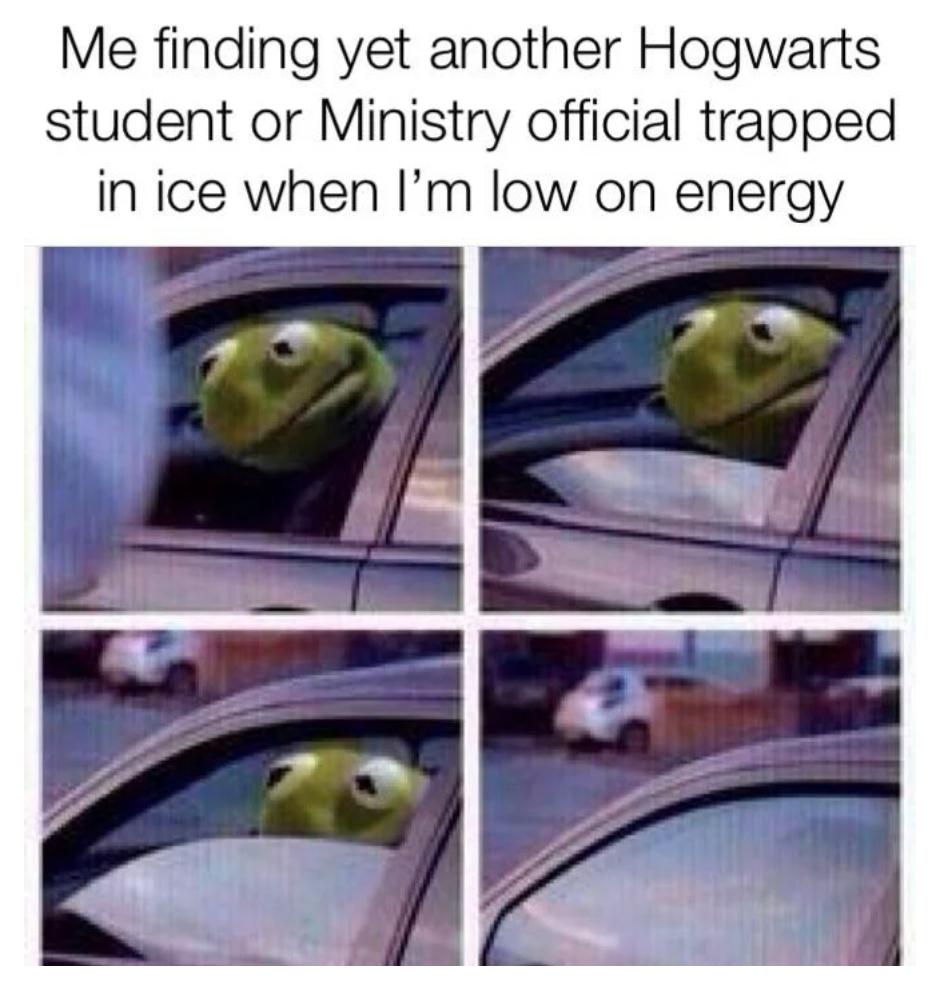 HPWizardTube's tweet photo. Sorry #WizardsUnite friend, but you're gunna have to stick out the cold https://t.co/QH74bfEamR