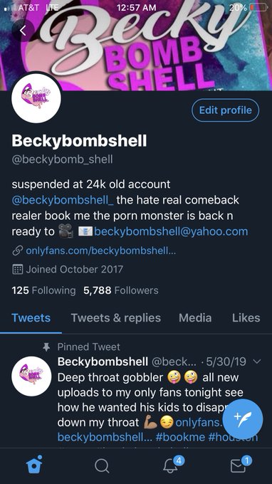 My main page for now follow me @beckybomb_shell https://t.co/9bhX0xqmYg<a class="tags" href="/tag/beckybomb_shell">@beckybomb_shell</a><a href="/tag/newprofilepic"class="tags"><span>#newprofilepic</span></a>