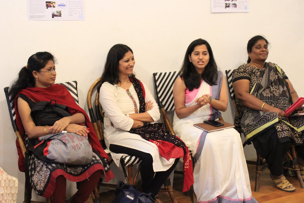 Sushmahabala's tweet photo. The last session on Media for Parity with @PoojaPrasanna4. Having known Pooja, I was certain that she will give good inputs to women leaders on leveraging media. Cant thank Pooja enough for accepting the invite at last minute and spending time with us! https://t.co/6ZQfLEMo4U
