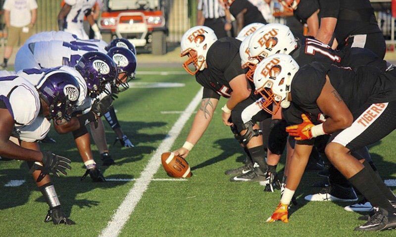 DKnowlton03's tweet photo. Beyond blessed to receive an offer from East Central University #ECUTIGERS the coaches there are amazing https://t.co/I0jrxn5tMd