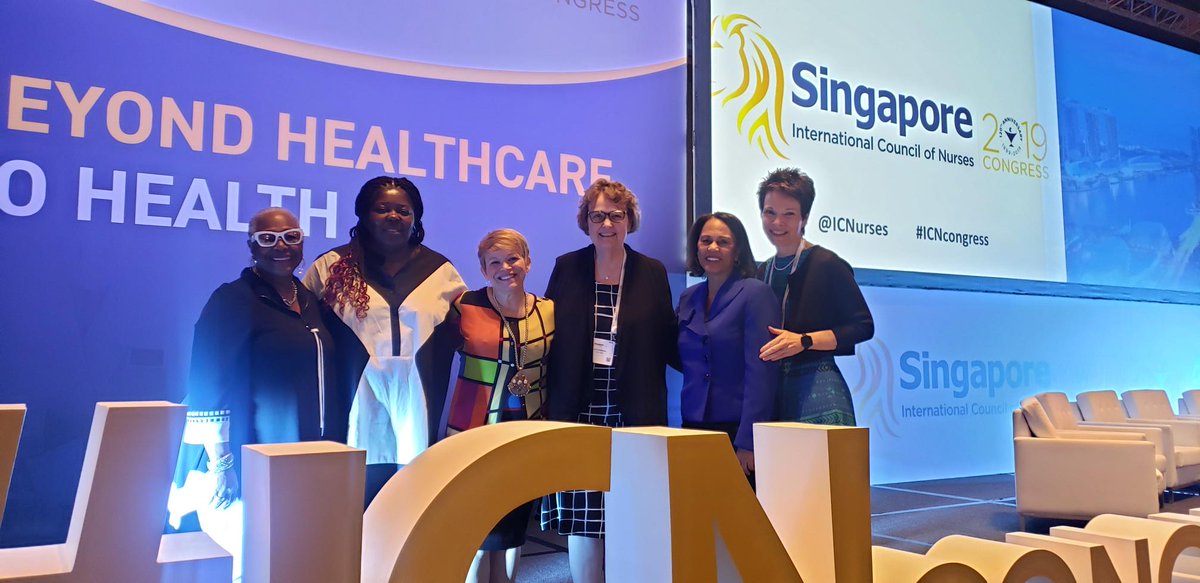 NLN at ICN 2019-Singapore: Beyond Healthcare to Health
Follow the conversation #ICNCongress2019 <a href="/ICN/">ً.</a> <a href="/NLN/">National League for Nursing</a> <a href="/DrBevMalone/">Dr. Beverly Malone</a>