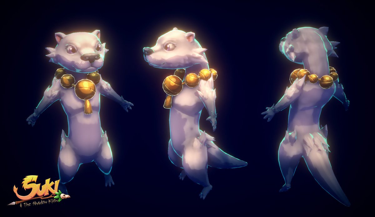 SukiShadowKlaw's tweet photo. Say hi to one of Suki &amp; the Shadow Klaw new characters!! this cute otter was modeled from start to finish in the weekely game art streams at https://t.co/fjLcEDYNlA

#gameart https://t.co/TATV2toQob