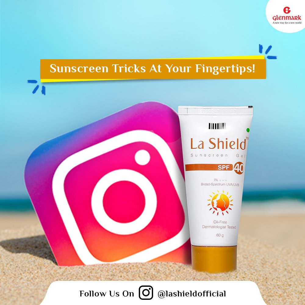 skinandhairacad's tweet photo. This #SocialMediaDay, we introduce you to our #sunshield friend #Lashield. Follow us on Instagram and stay tuned to know all about sun protection! https://t.co/I8I2ZSGiyd
#Glenmark #LaShield #Sunshield #Sunscreens https://t.co/IZIMzAd54v
